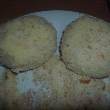 Krok 4 - Kotlety ziemniaczane z pieczarkami foto
