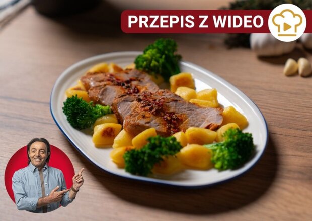 Fotografia przedstawiająca Polędwica wieprzowa z rękawa