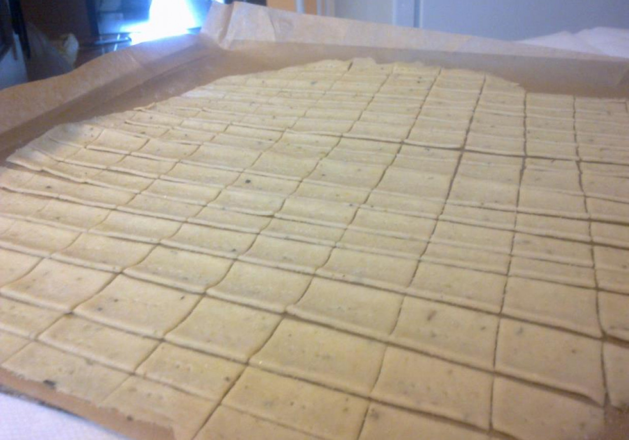 Krakersy na szybko foto