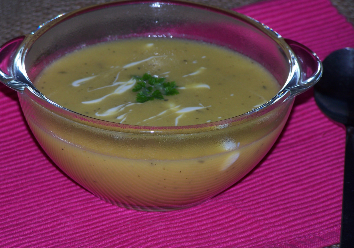 Krem dyniowo-ziemniaczany, czyli lekka zupa na gołębiu foto