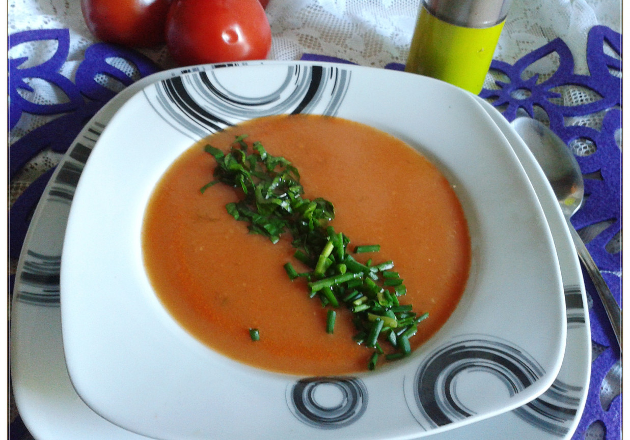 Krem pomidorowo-ziemniaczany foto