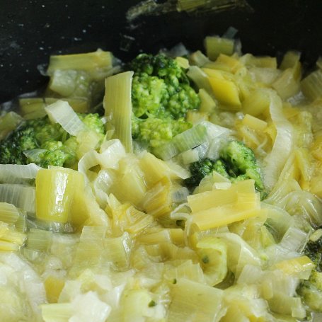 Krok 3 - Krem porowo brokułowy foto