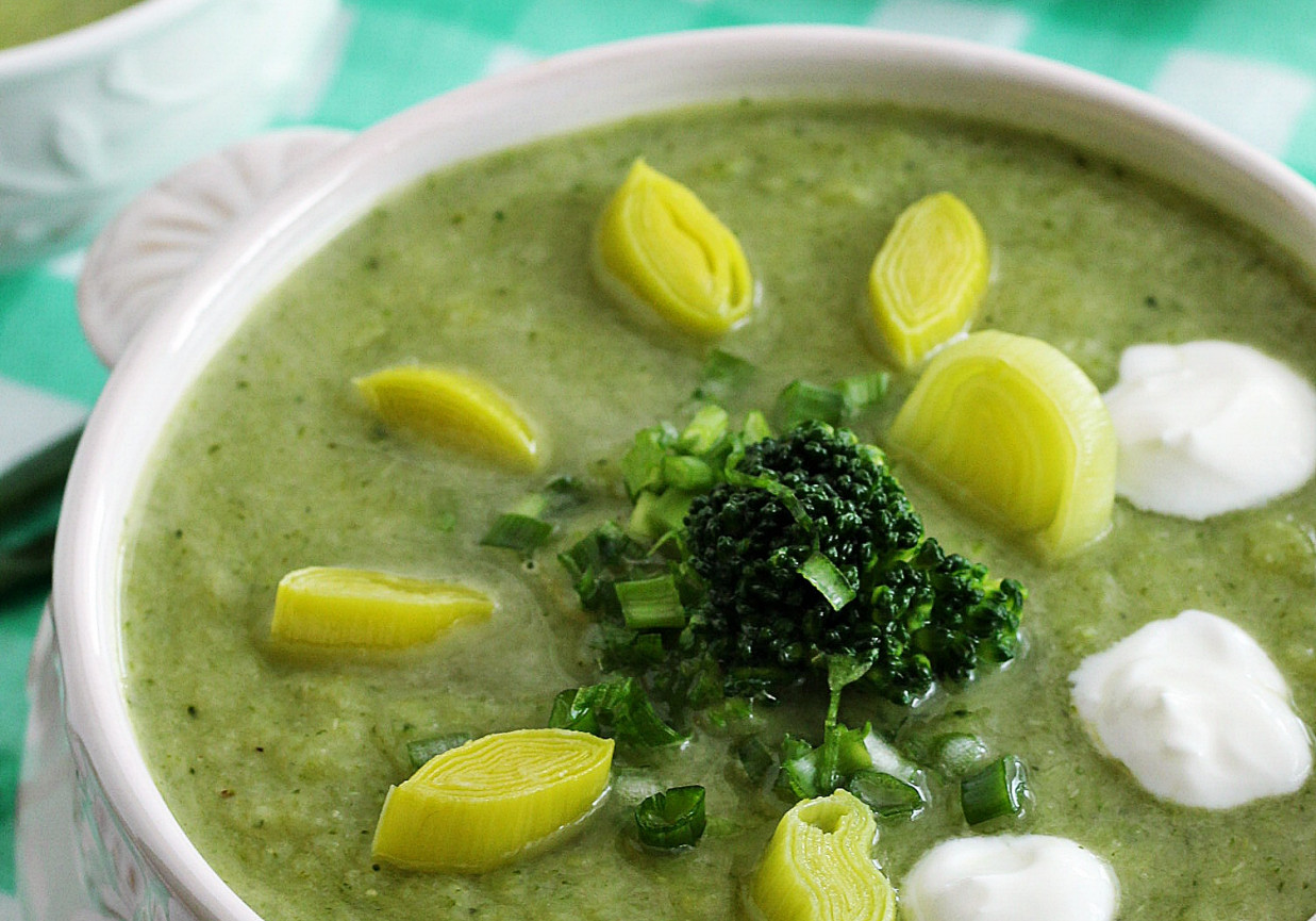 Krem porowo brokułowy foto