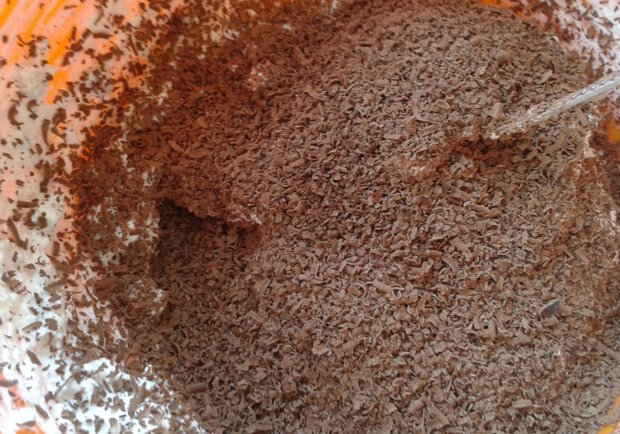 Krem serowo - czekoladowy z orzechami foto