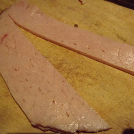 Krok 5 - Krem z dyni z chipsami z szynki foto