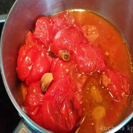 Krok 3 - Krem z pieczonych pomidorów foto