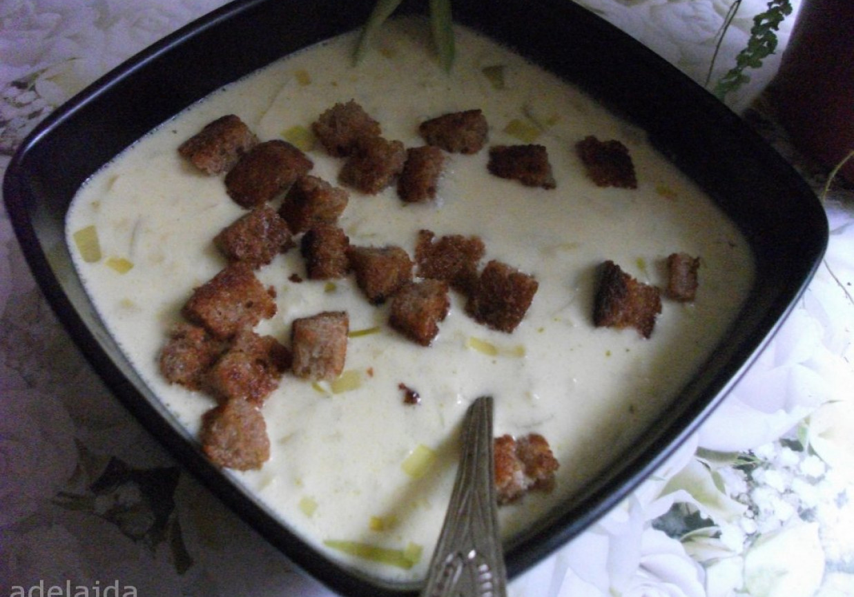 Kremowa zupa serowa  foto