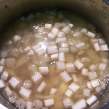 Krok 5 - Kremowa zupa z białych szparagów foto