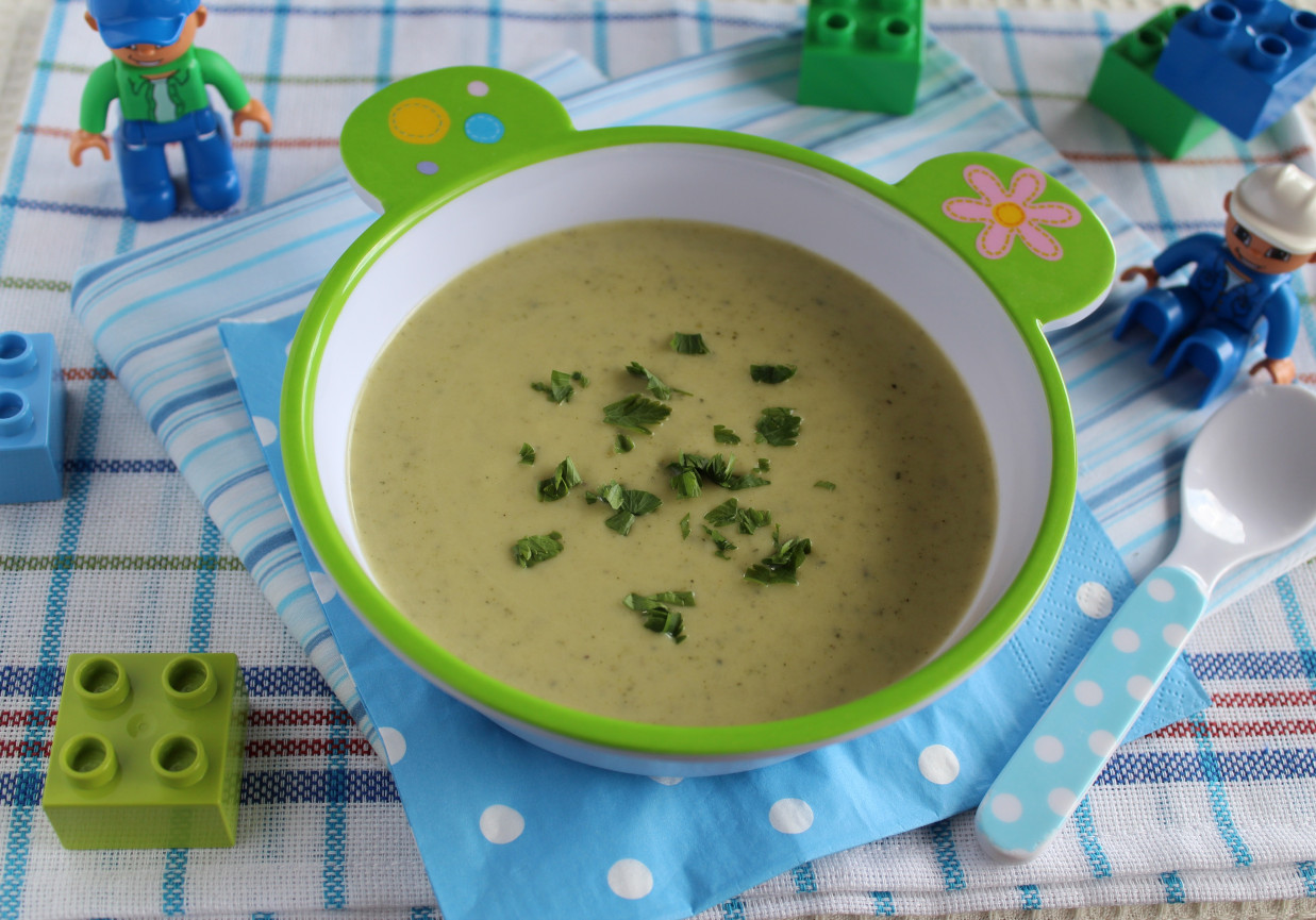 Kremowa zupa z cukinii dla maluchów foto
