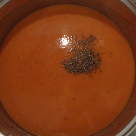 Krok 6 - Kremowa zupa z pieczonych pomidorów  foto
