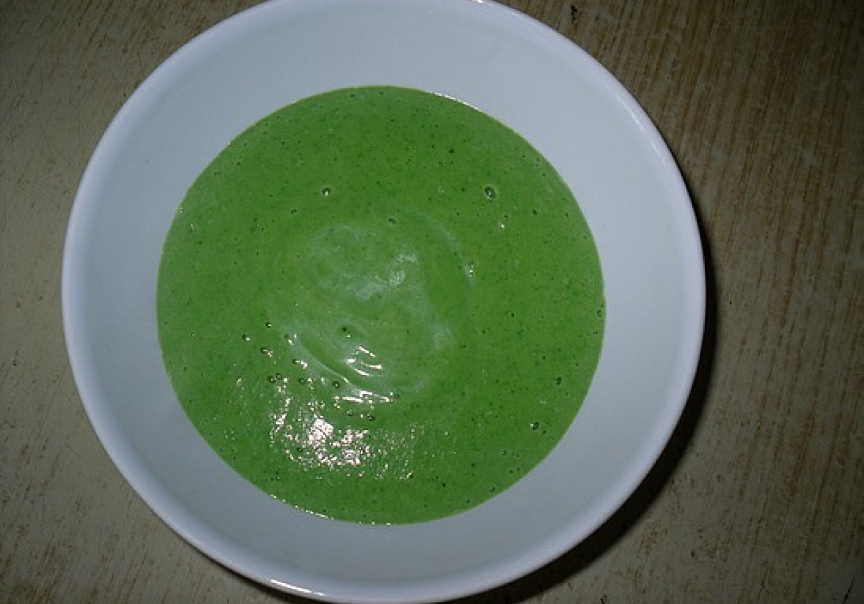 Kremowa zupa z pokrzyw foto