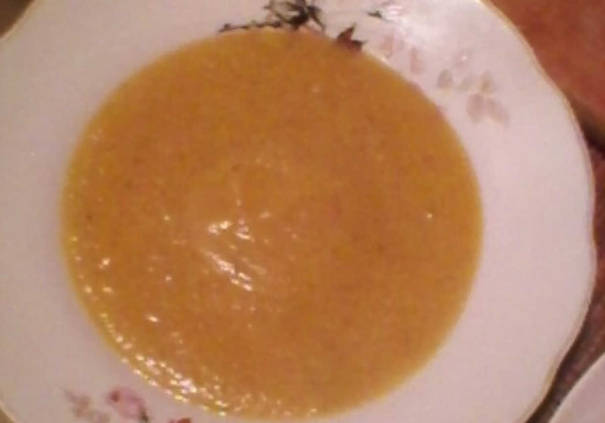 kremowa zupa z trzech warzyw foto