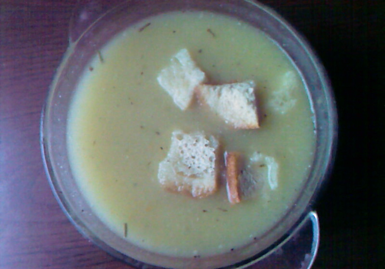 Kremowa zupa za kapusty foto