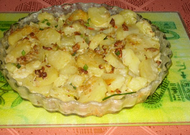 Fotografia przedstawiająca Kremowe ziemniaki z kurkami