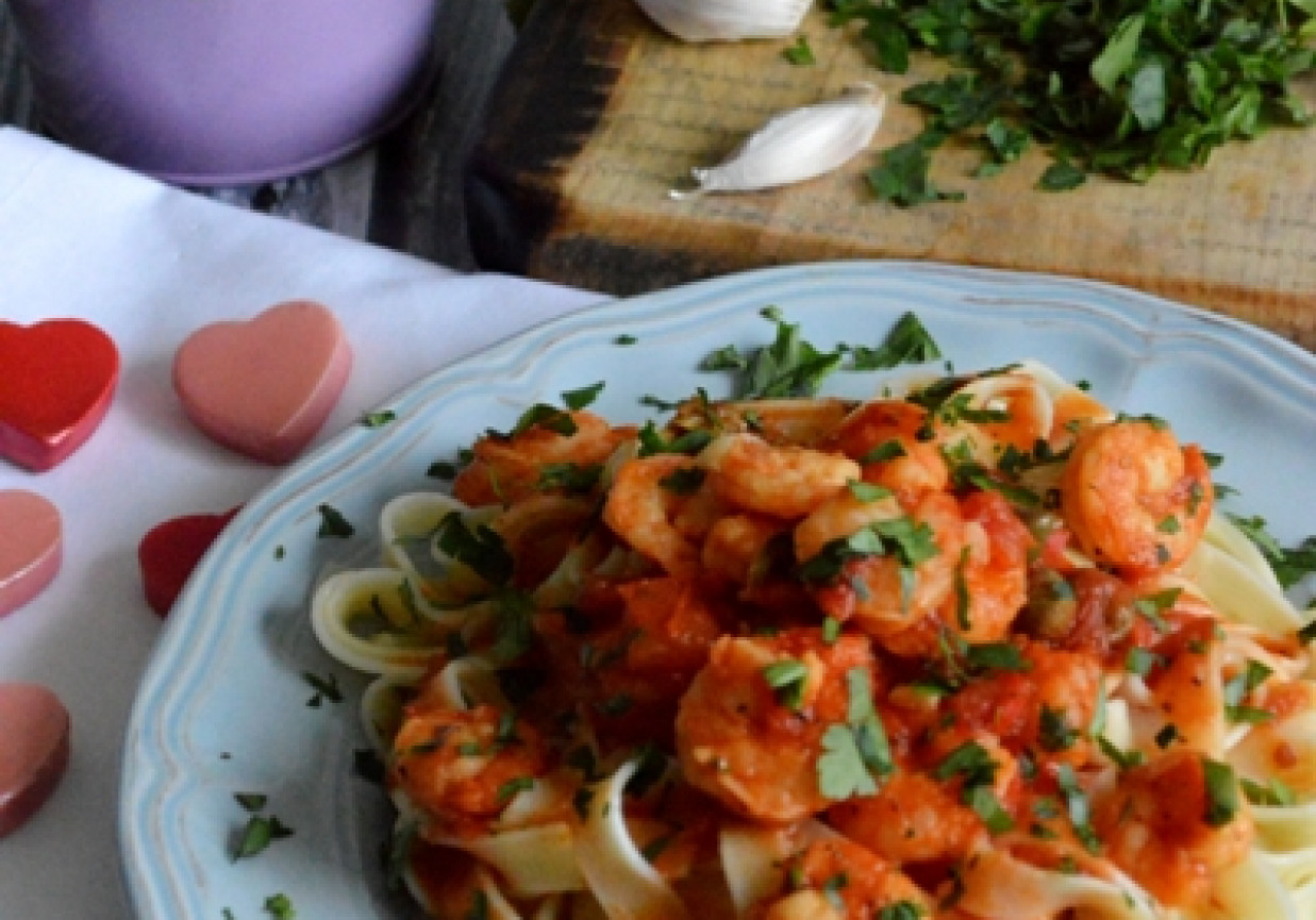 Krewetki W Sosie Pomidorowym Kwestia Smaku www.doradcasmaku.pl