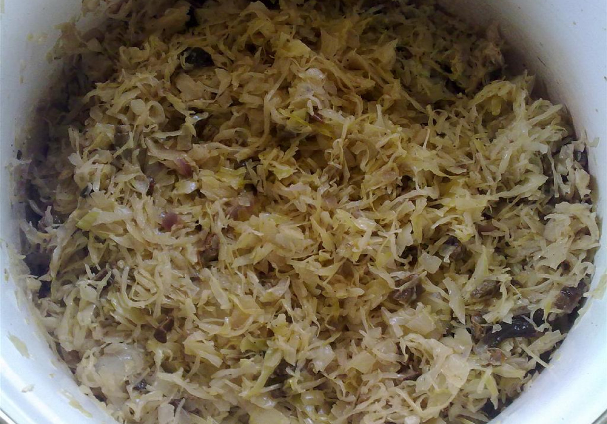 Krokiety z kapustą i grzybami foto