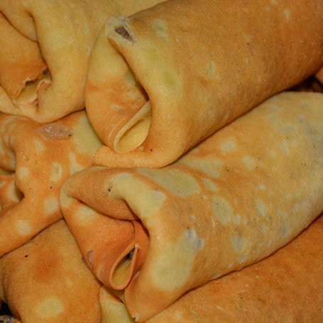 Krok 7 - Krokiety z kapustą kiszoną, pieczarkami i serem żółtym foto