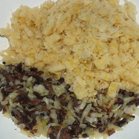 Krok 3 - Krokiety z kapustą, mięsem i grzybami foto