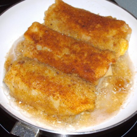 Krok 6 - krokiety  z kaszą i kapustą z pieczarkami... foto
