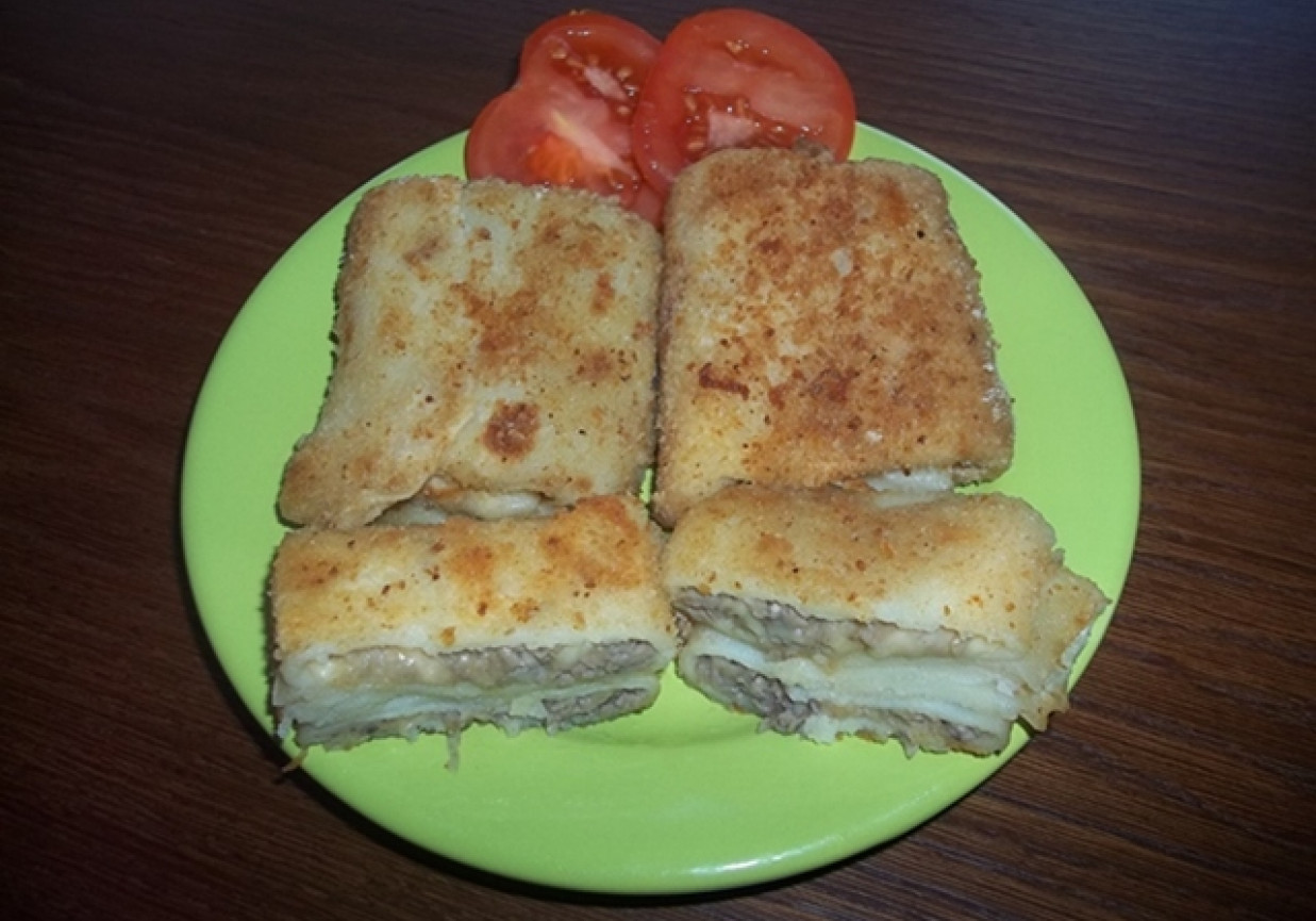 Krokiety z pieczarkami i z serem foto