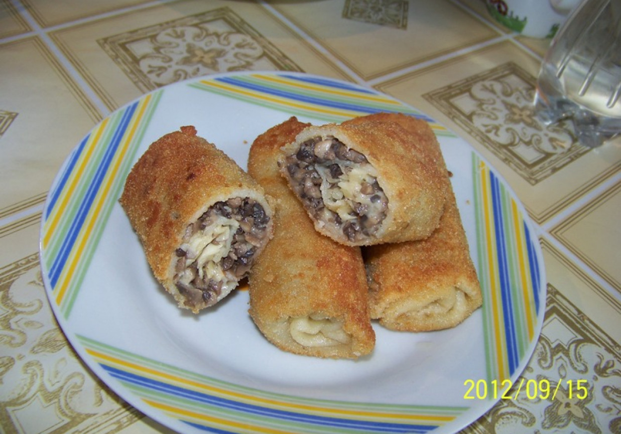 Krokiety z pieczarkami foto