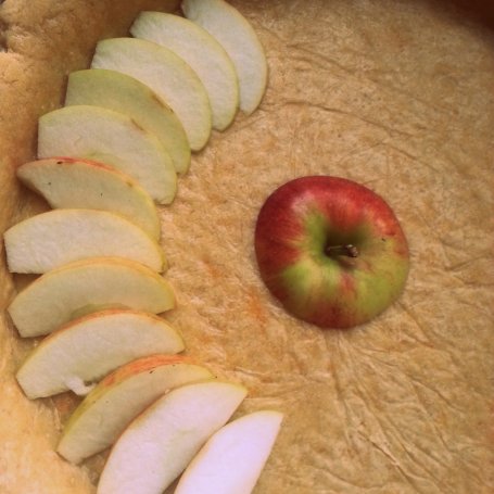 Krok 5 - Krucha tarta z jabłkiem foto