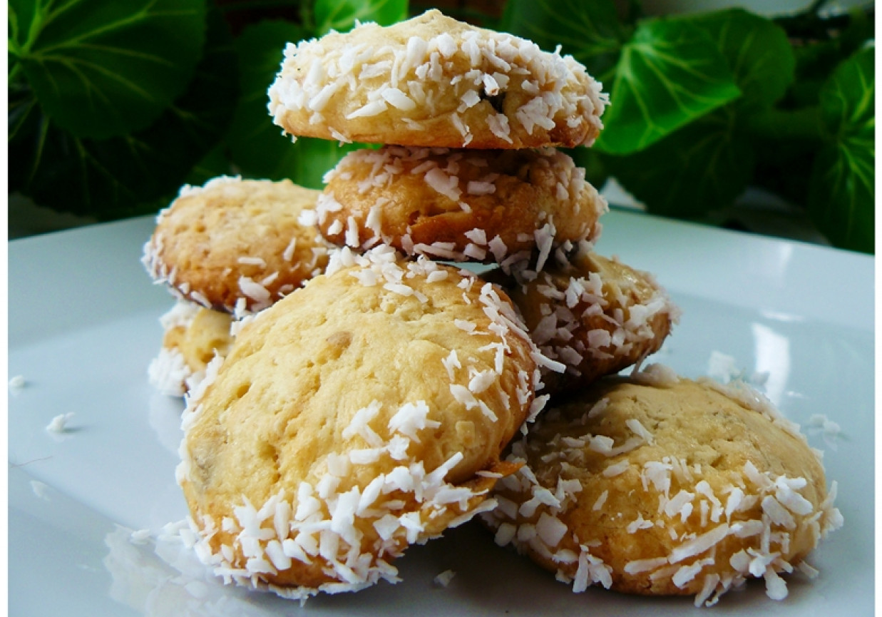 " Kruche ciasteczka daktylowo - kokosowe " foto