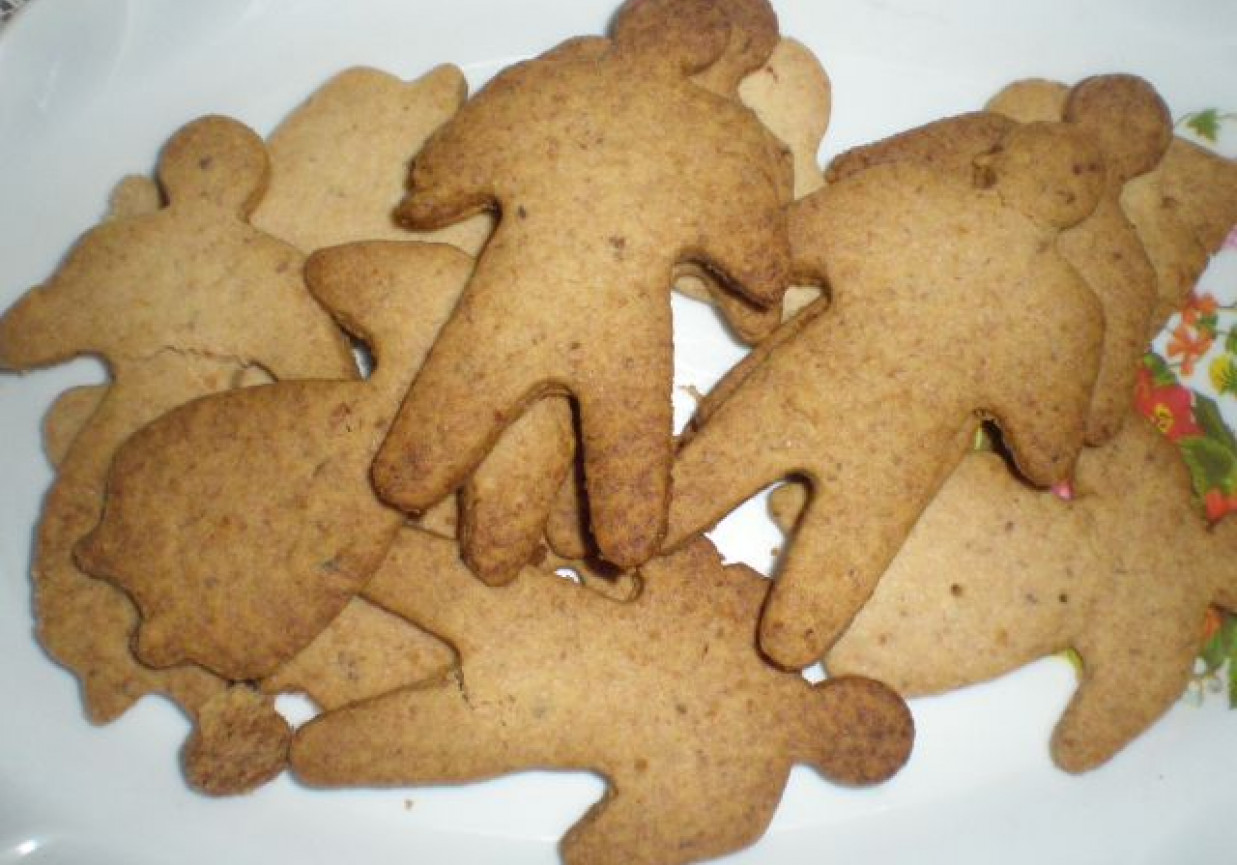 Kruche ciasteczka orzechowe foto