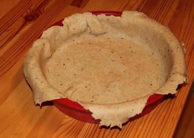 Fotografia przedstawiająca Kruche ciasto z bazylią