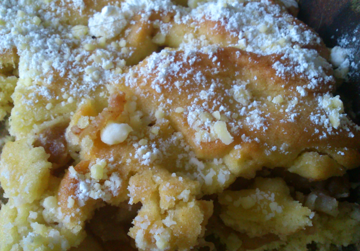 Kruche ciasto z jabłkami foto