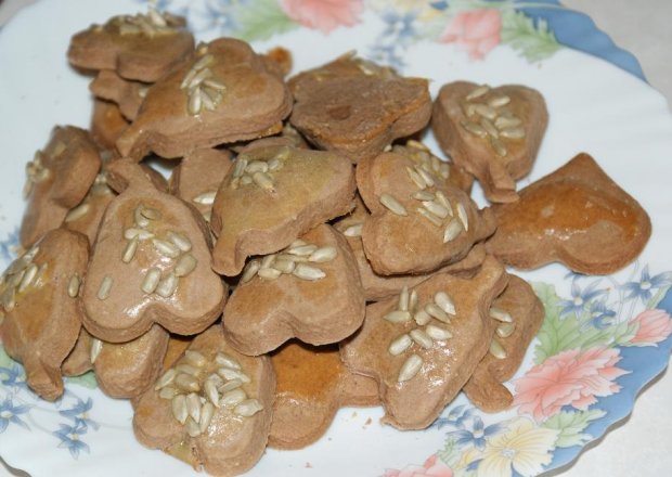 Fotografia przedstawiająca Kruche gruszki kakaowe z e słonecznikiem