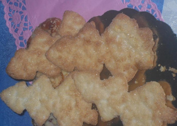 Fotografia przedstawiająca Kruche maślane  ciasteczka