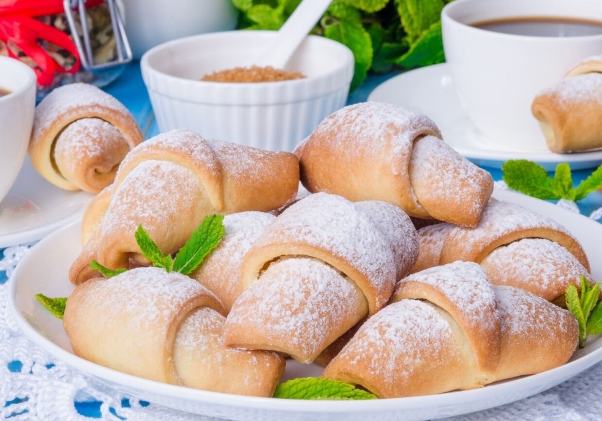 Kruche rogaliki z marmoladą - tanio i szybko foto