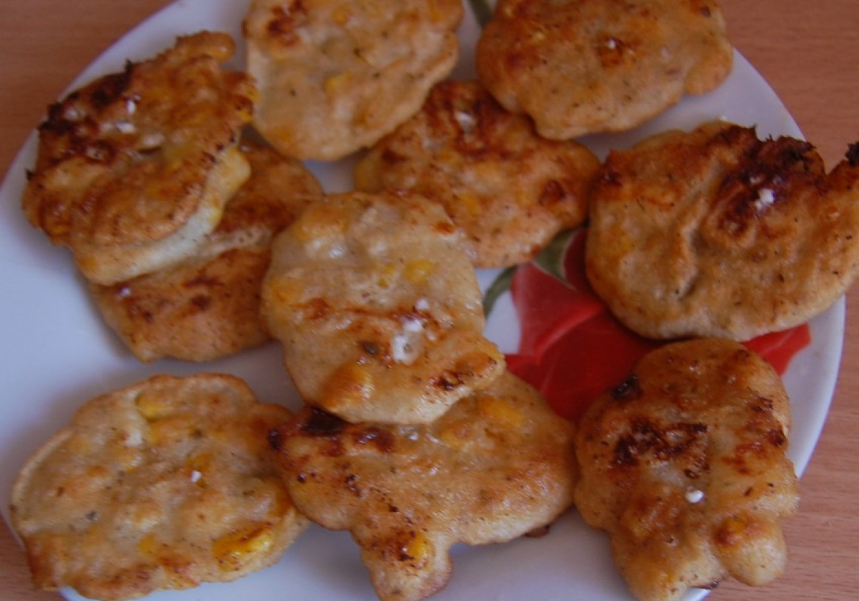 kukurydziane mini placuszki z ricottą foto