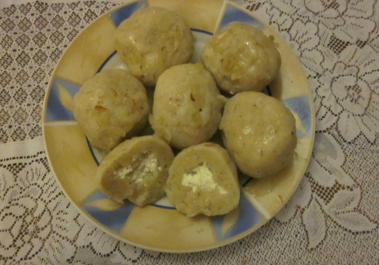 Kule ziemniaczane nadziewane foto