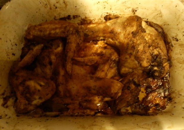 Fotografia przedstawiająca kurczaczek  pieczony