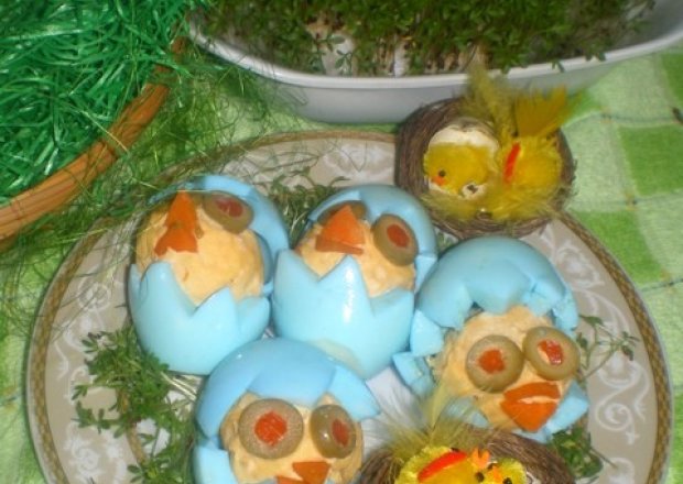 Fotografia przedstawiająca Kurczaczki z jajek