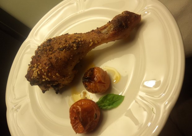 Fotografia przedstawiająca Kurczaczki z sezamową nutą :)