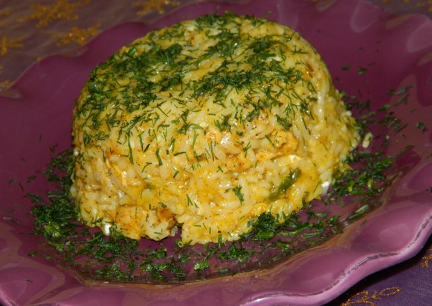 Fotografia przedstawiająca Kurczak curry z ryżem