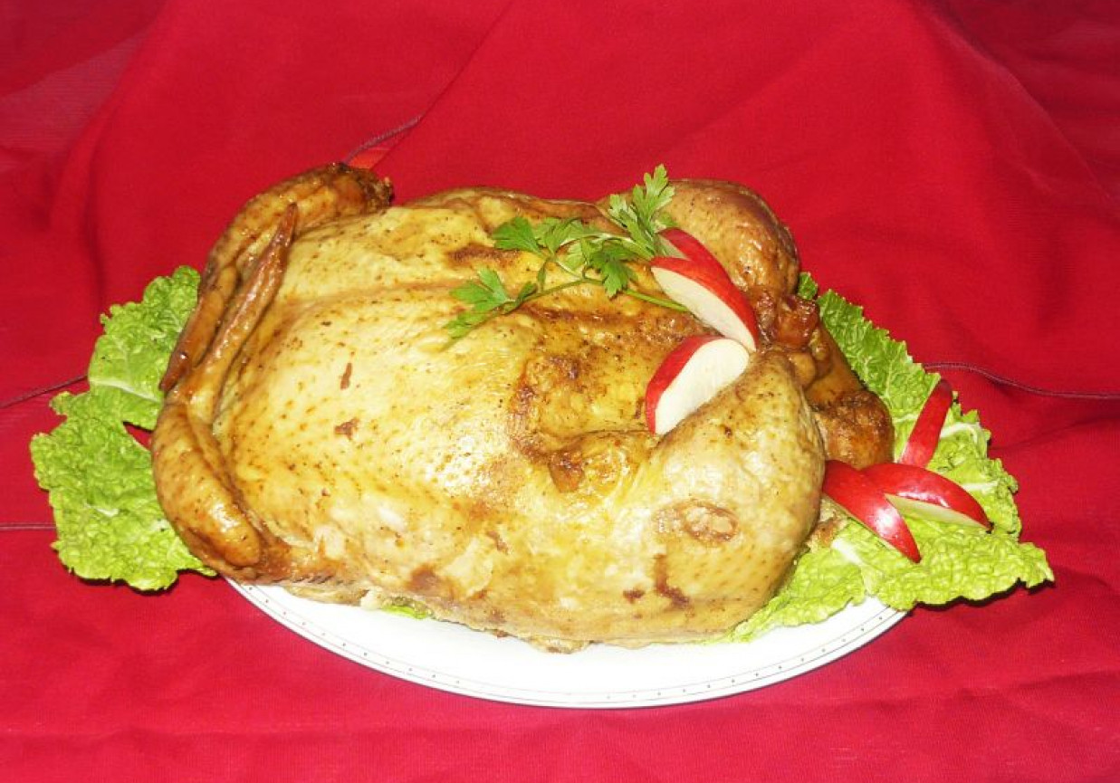 Kurczak faszerowany mięsem mielonym foto