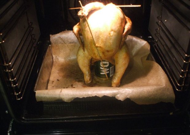 Fotografia przedstawiająca Kurczak na butelce