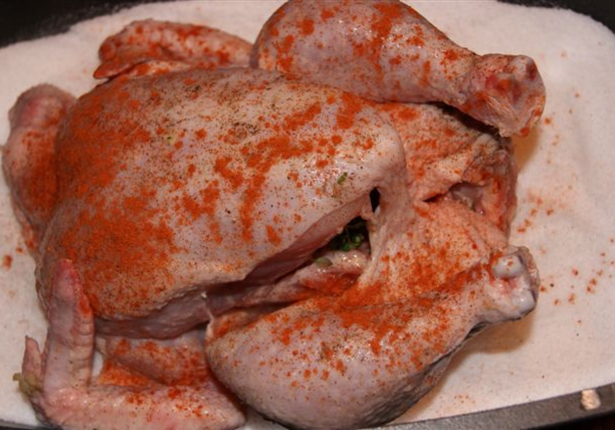 Kurczak na soli foto
