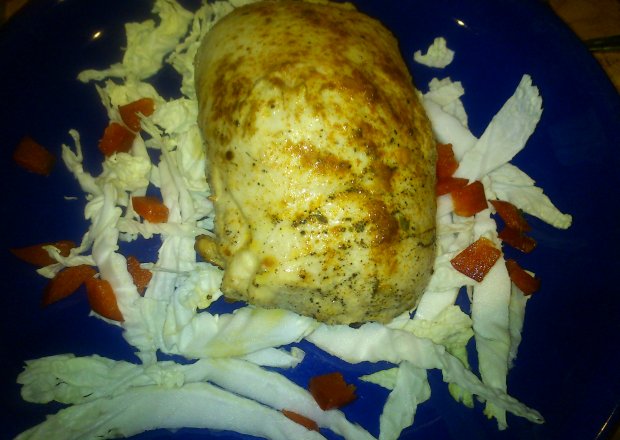 Fotografia przedstawiająca Kurczak nadziewany kurczakiem od Hamrocyka