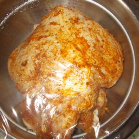 Krok 1 - Kurczak pieczony na soli foto