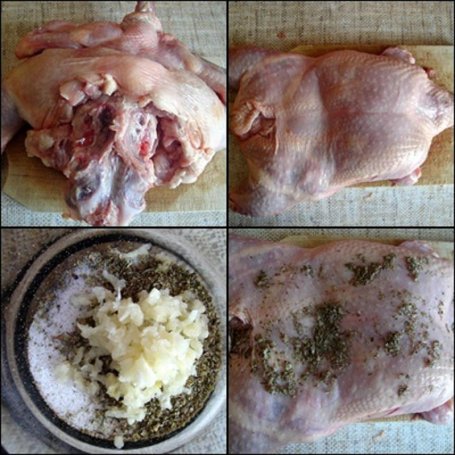 Krok 1 - Kurczak pieczony nadziewany foto