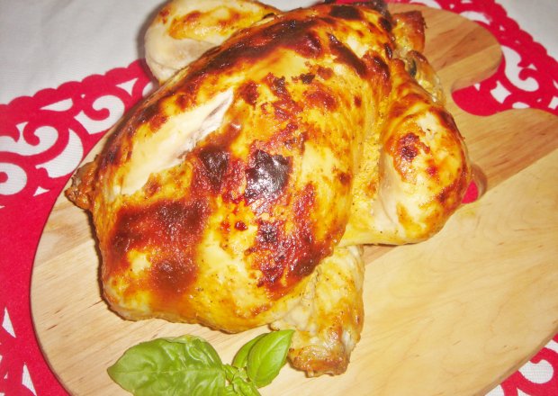 Fotografia przedstawiająca Kurczak pieczony w musztardzie, miodzie i majonezie