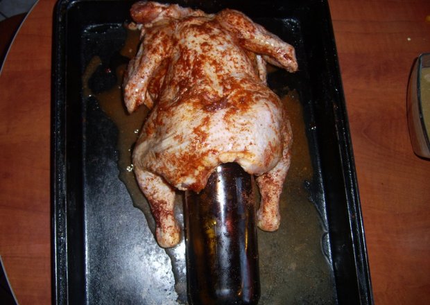 Fotografia przedstawiająca Kurczak pieczony w piwie