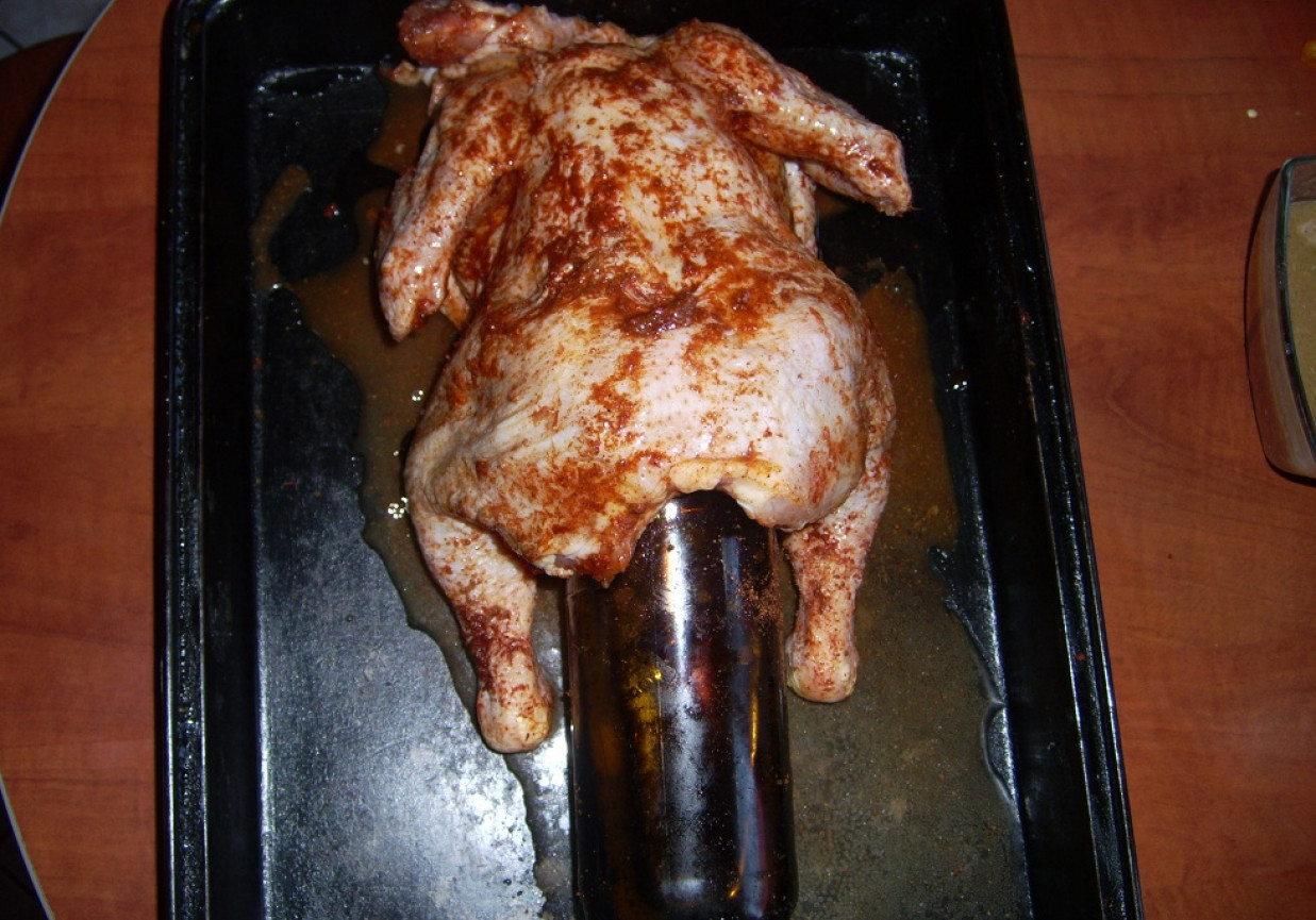 Kurczak pieczony w piwie foto