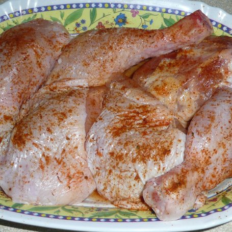 Krok 1 - Kurczak pieczony w ryżu brązowym foto
