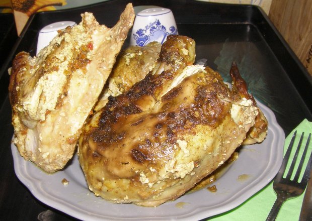 Fotografia przedstawiająca kurczak pieczony w śmietanie...